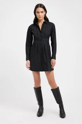 Poplin Tuck Shirt Dress