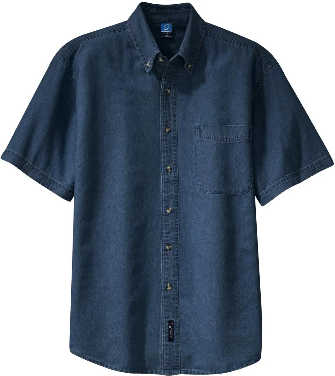 Port & Company Short Sleeve Value Denim Shirt