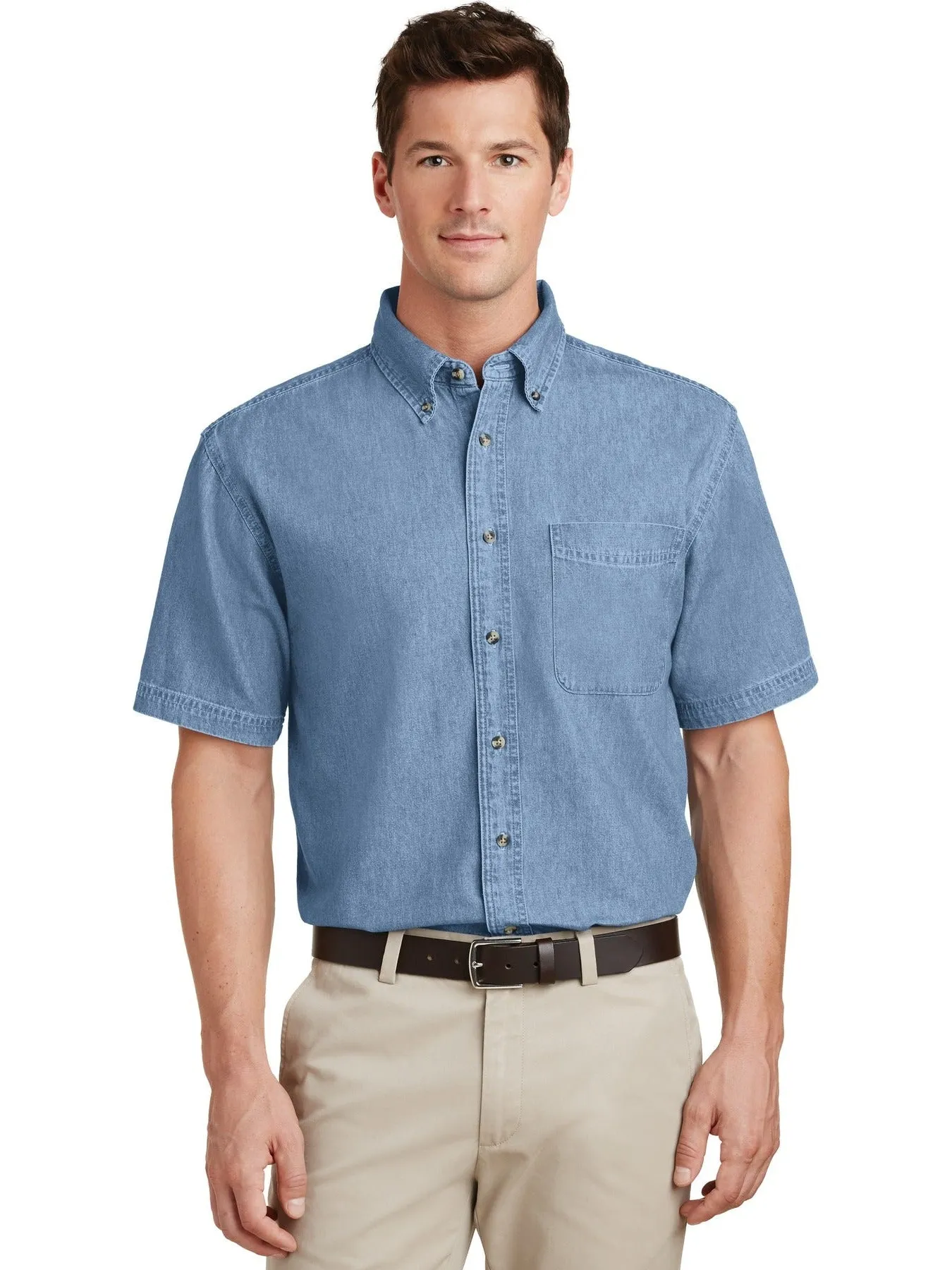 Port & Company Short Sleeve Value Denim Shirt