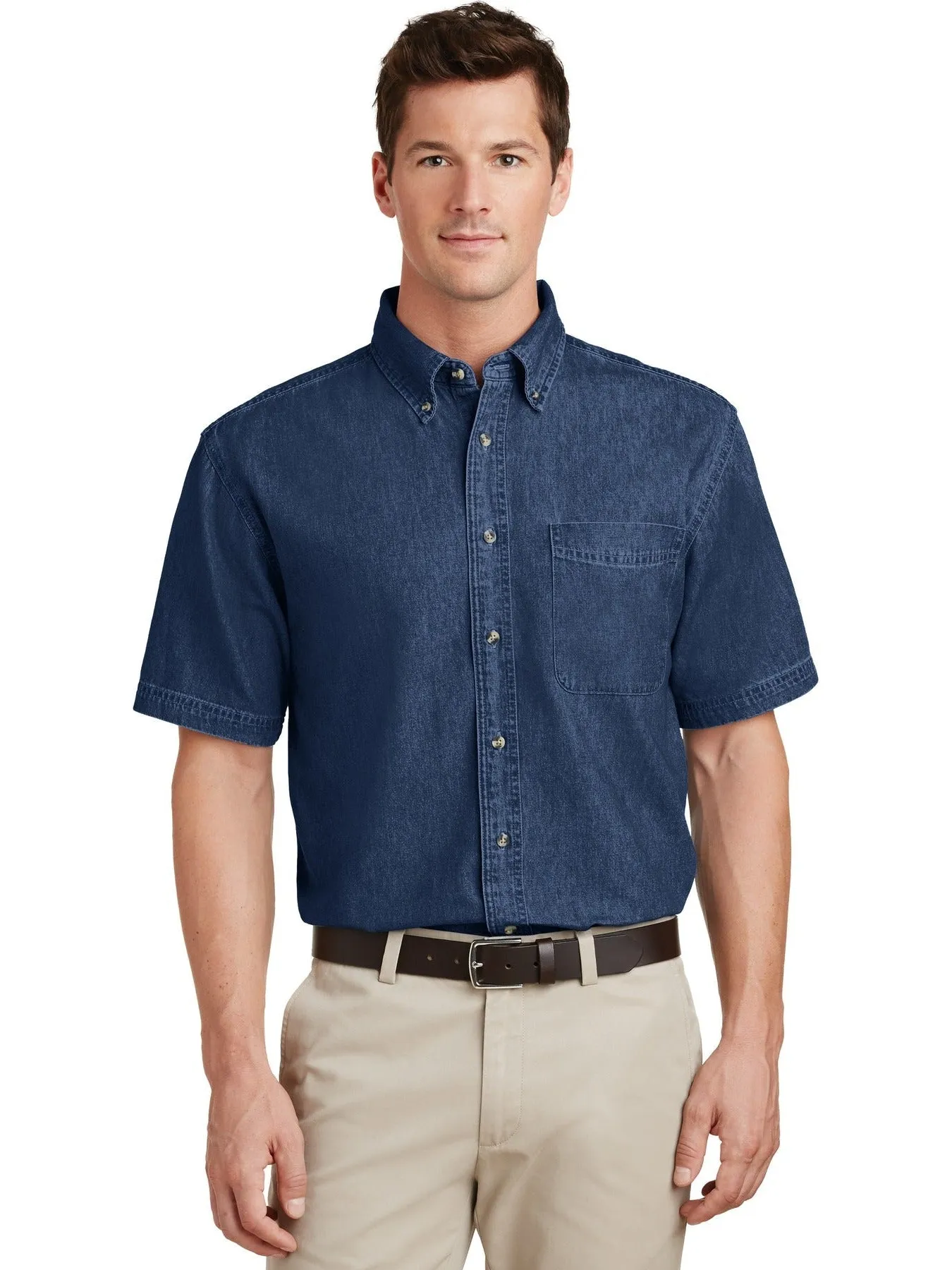 Port & Company Short Sleeve Value Denim Shirt