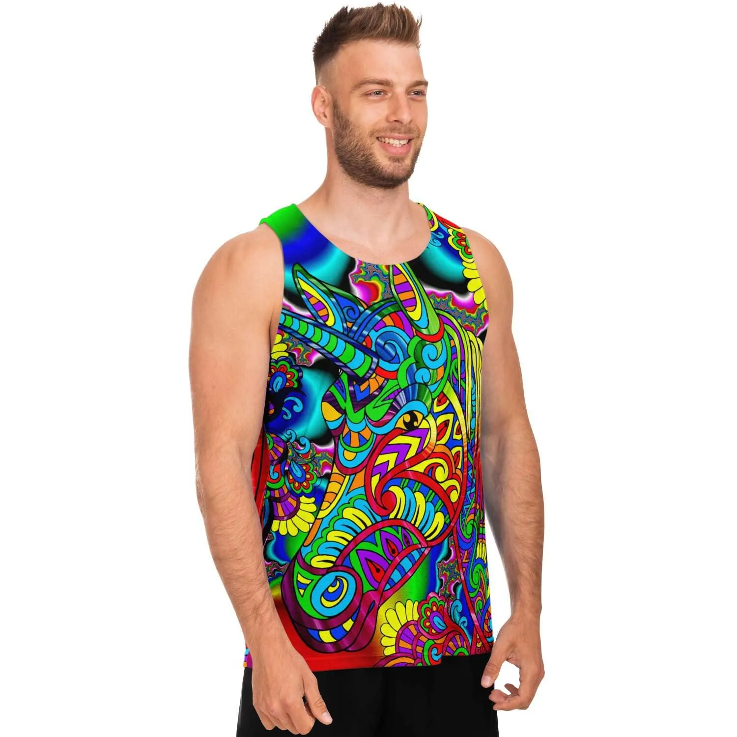 Radiant Unicorn Unisex Tank