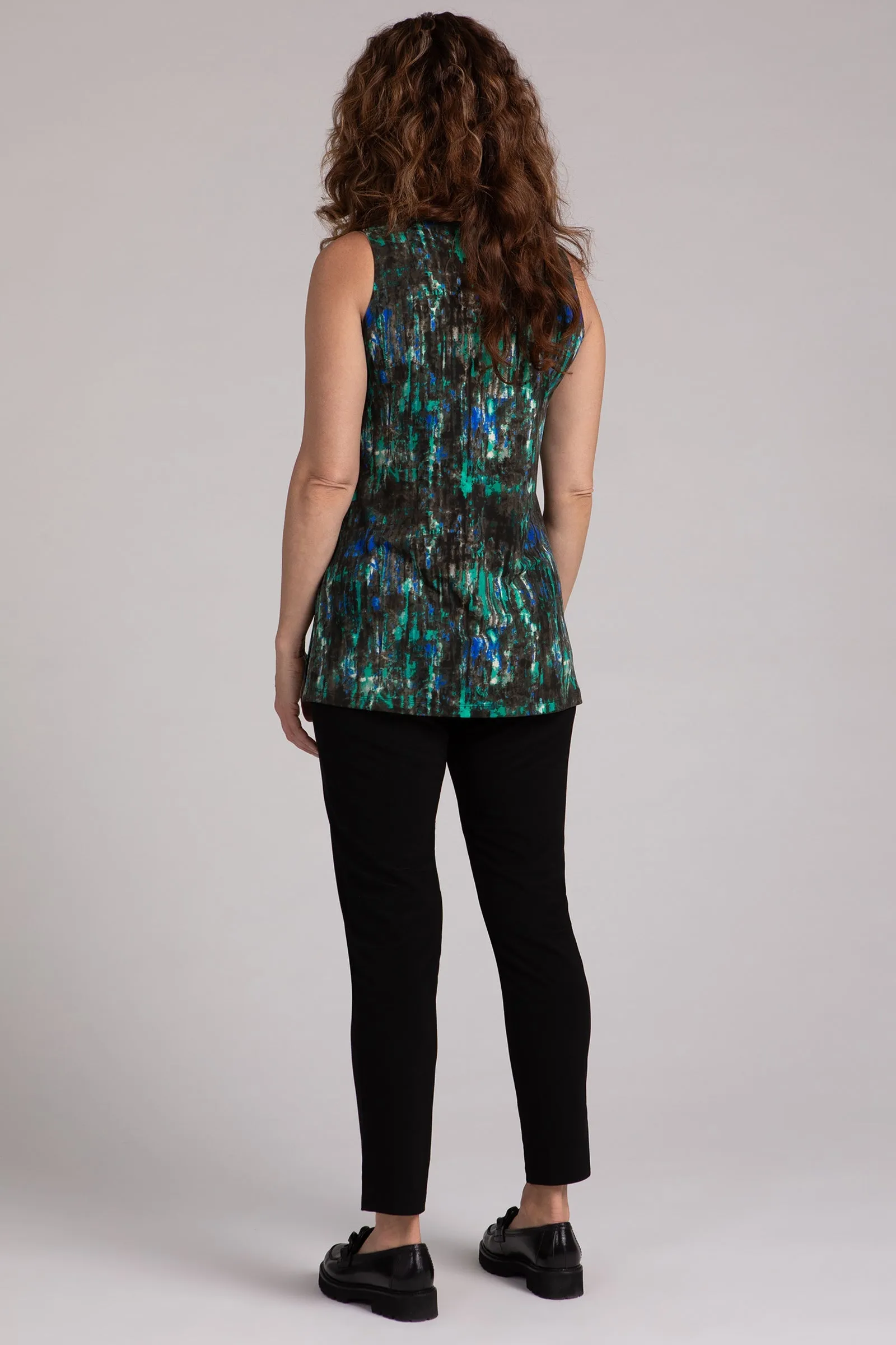 Sleeveless Nu Ideal Tunic | Camo Forest