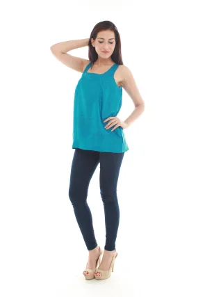 Sun Silk Top (Blue)