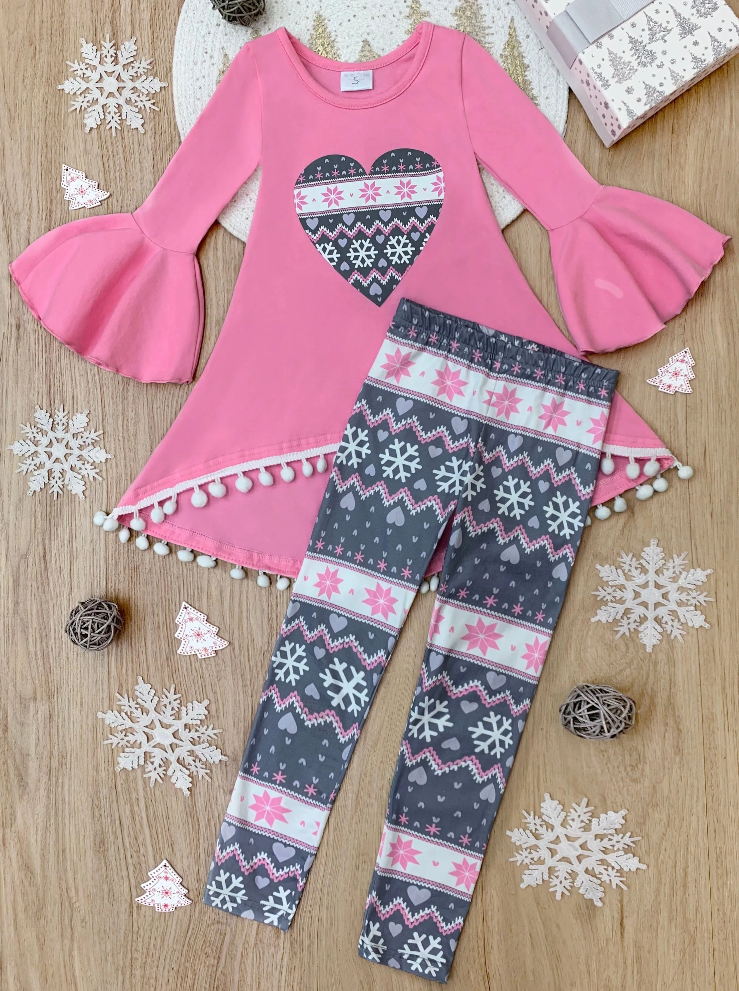 The Coziest Winter Print Legging Set