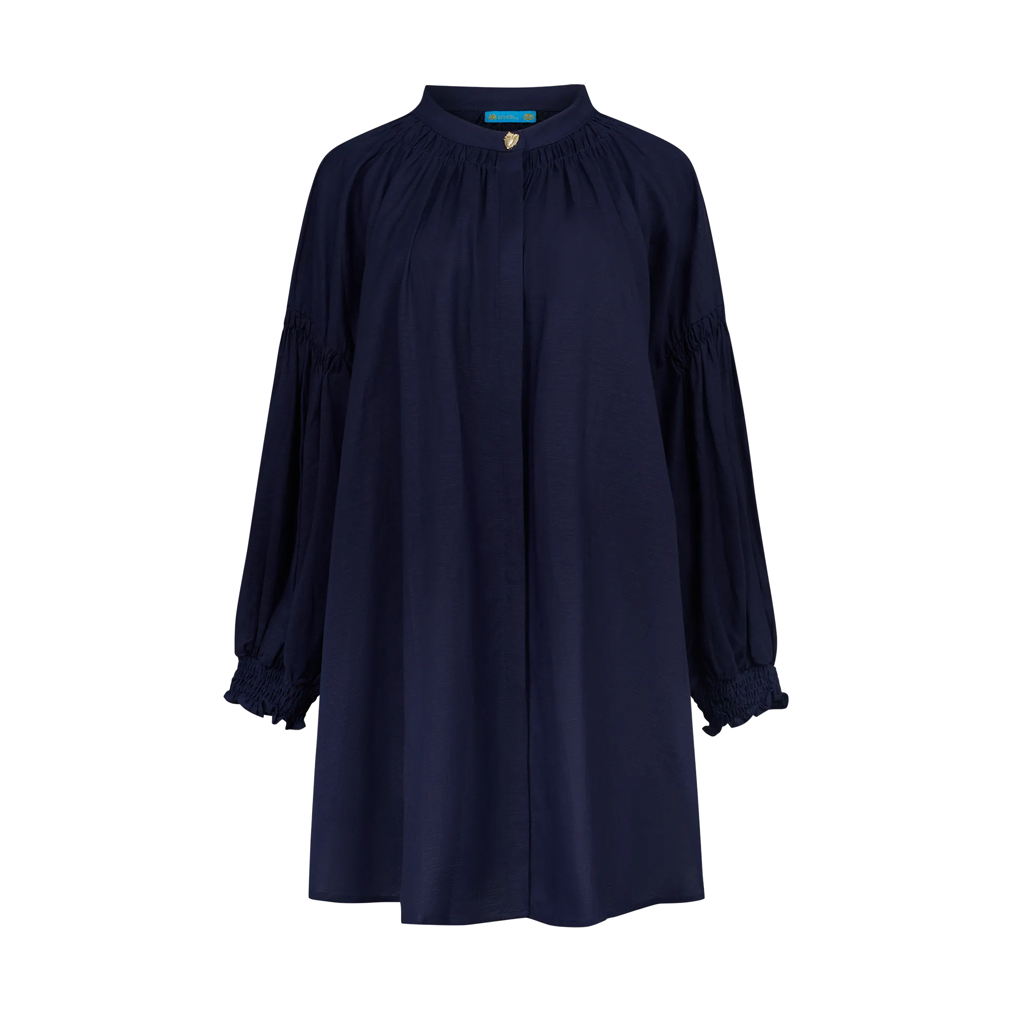 THE STROMBUS BANDED TUNIC-NAVY