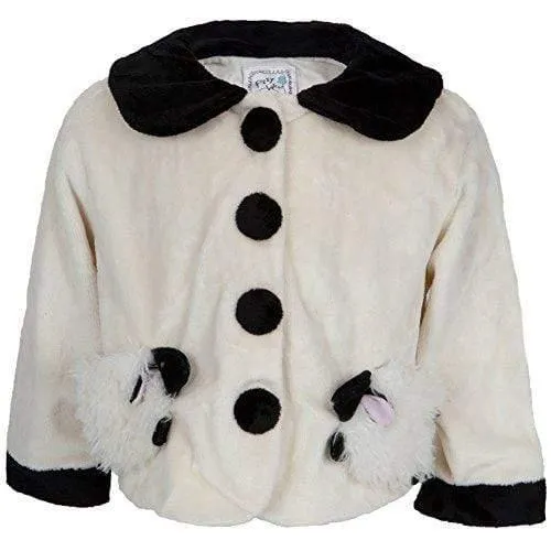 White Fuzzy Wear Lamb Jacket 18-24 Months