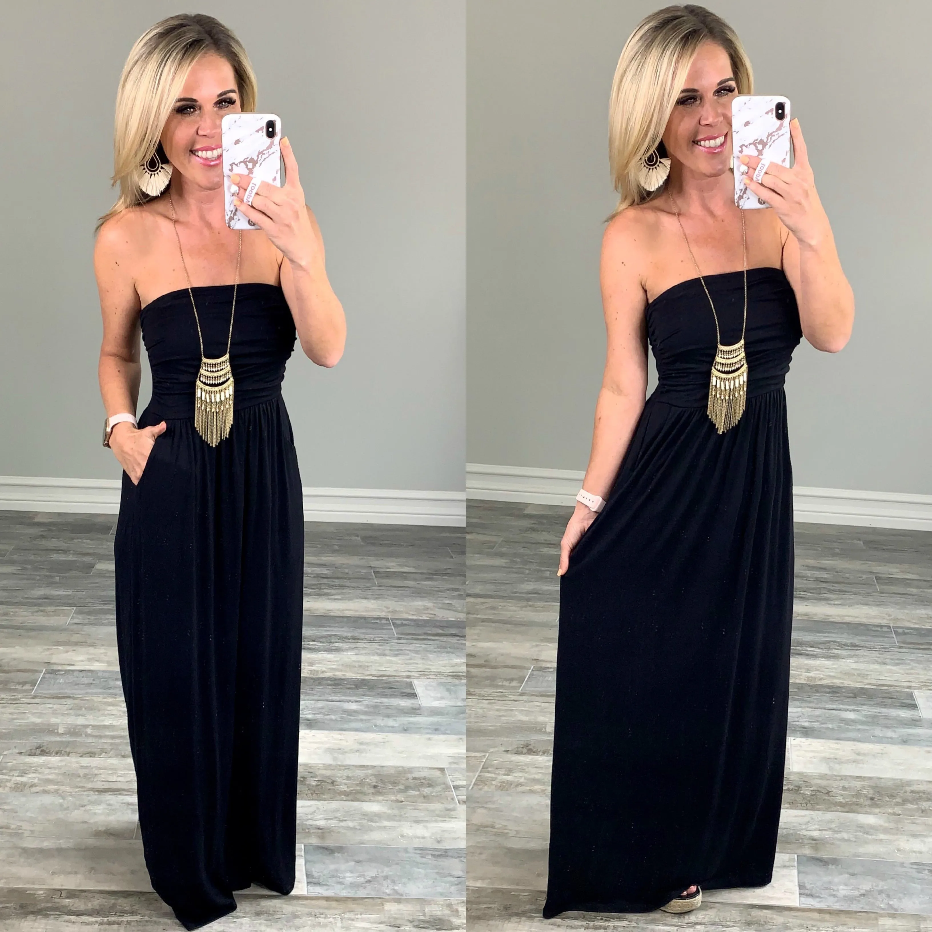 Your so Classic Pocket Maxi Dress