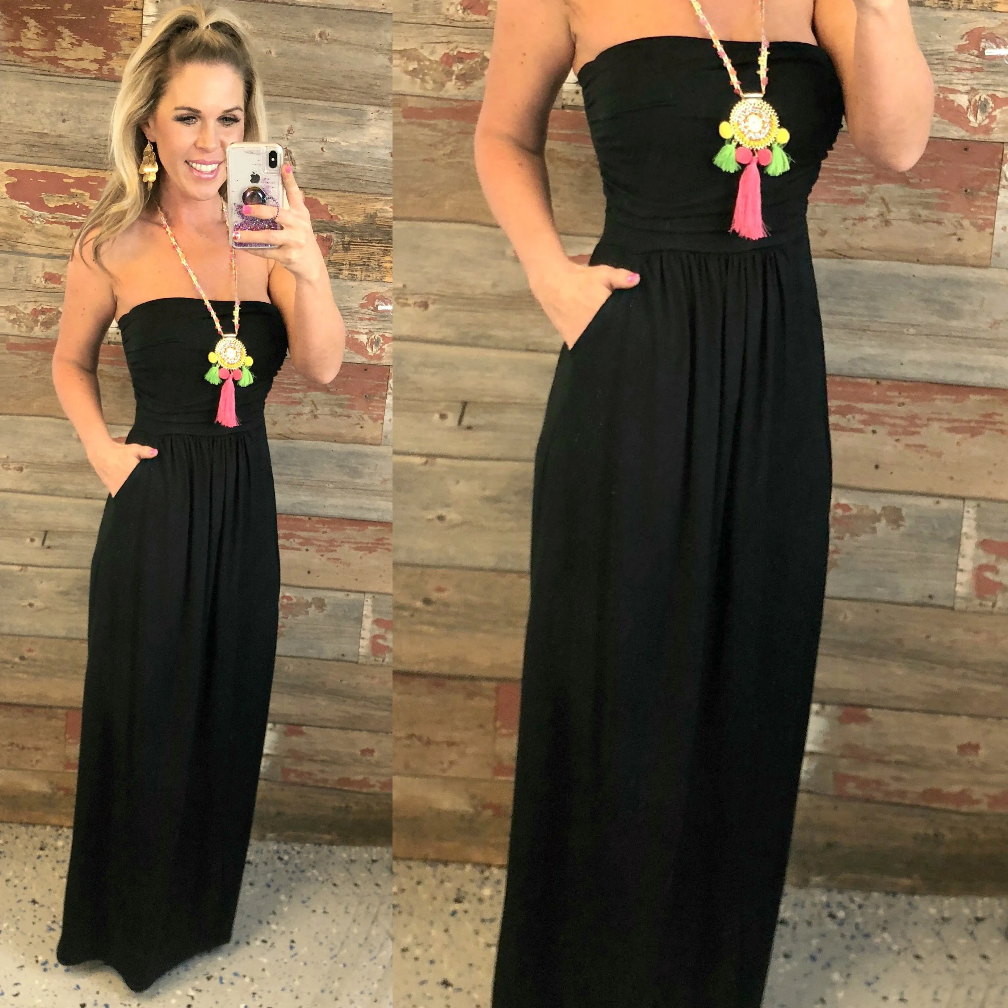 Your so Classic Pocket Maxi Dress