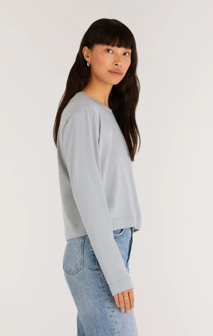 Z Supply Lupita Crop Long Sleeve Top